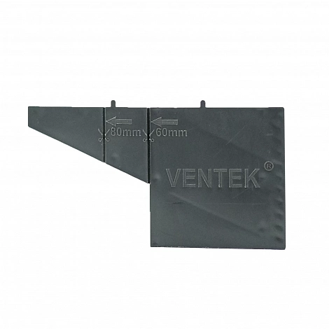 Вентиляционная коробочка универсальная VENTEK (темно-серый) 02